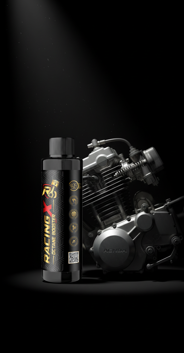 Racing X Octane Booster bersama mesin motor
